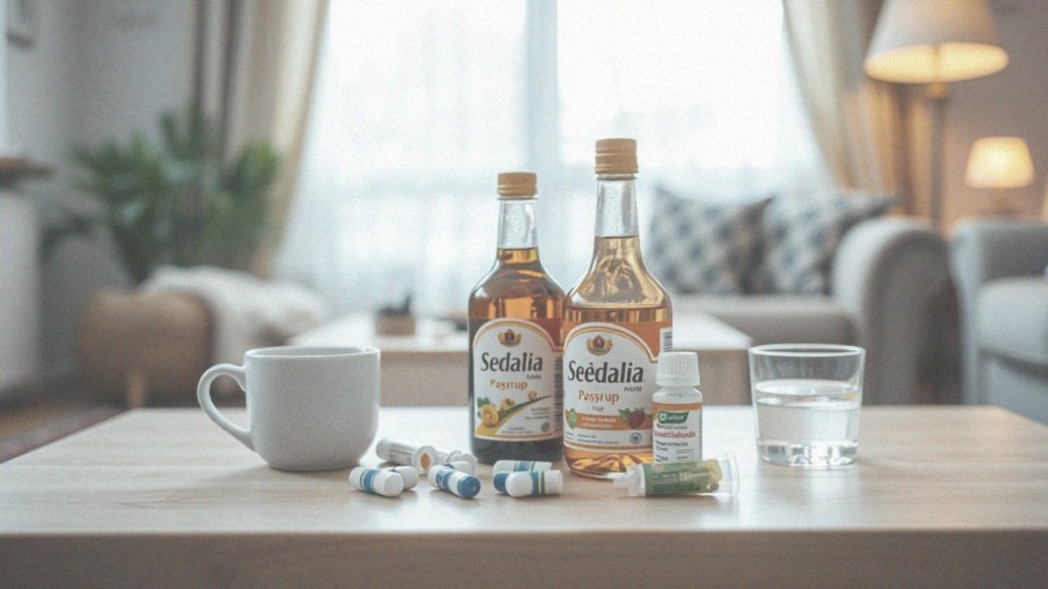 Jakie środki ostrożności należy zachować podczas stosowania syropu Sedalia?