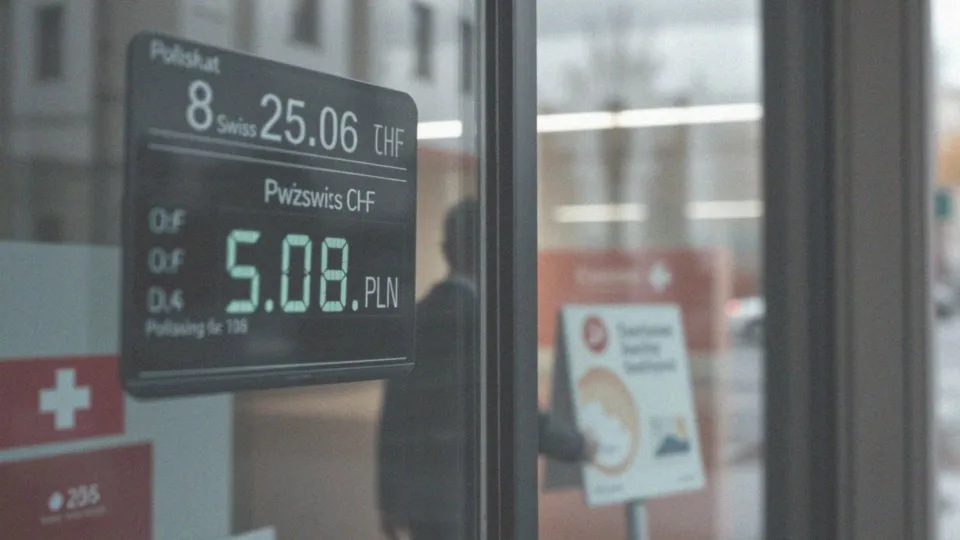 Jaką wartość osiągnął kurs franka jesienią 2022 roku?